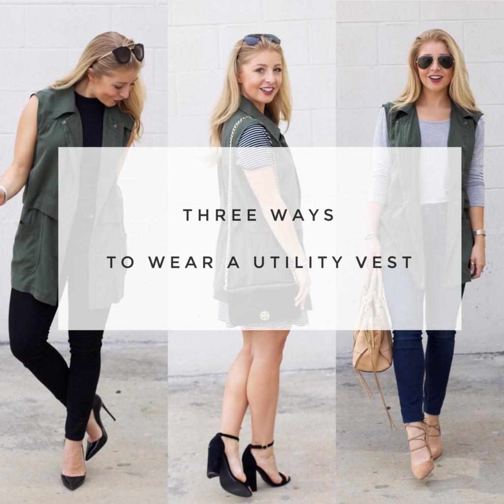 Three Ways To Wear A Utility Vest - LifetoLauren