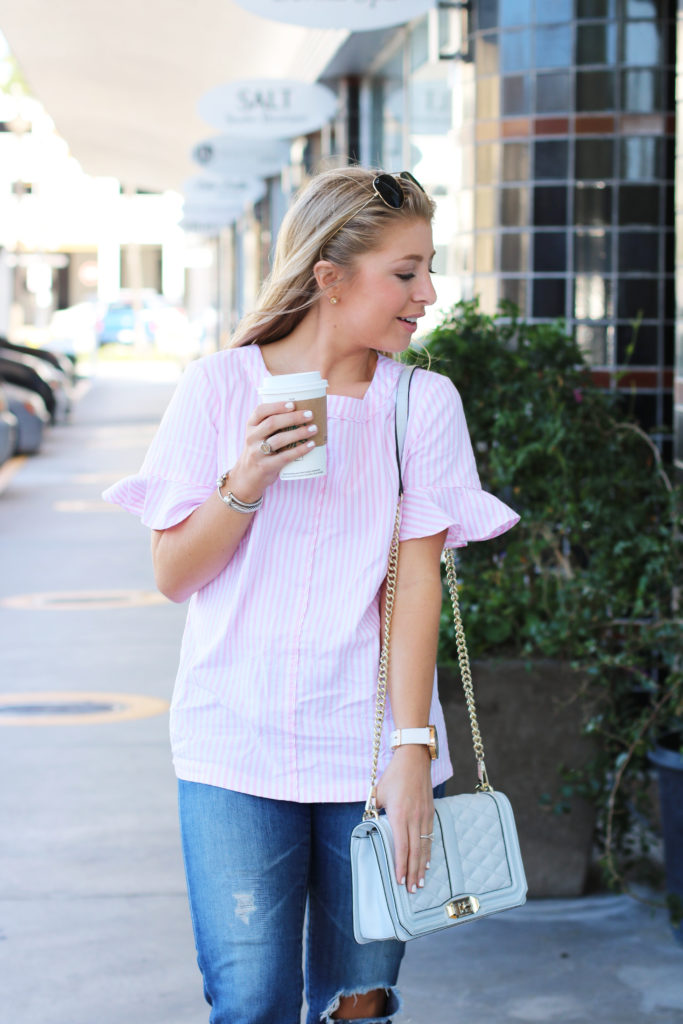 Valentina Flutter Sleeve Blouse
