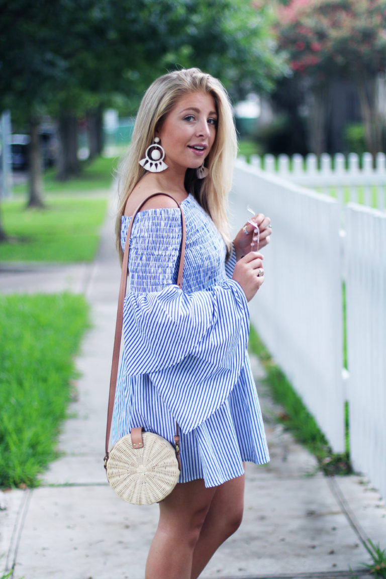 Off The Shoulder Ruffle Dress - LifetoLauren