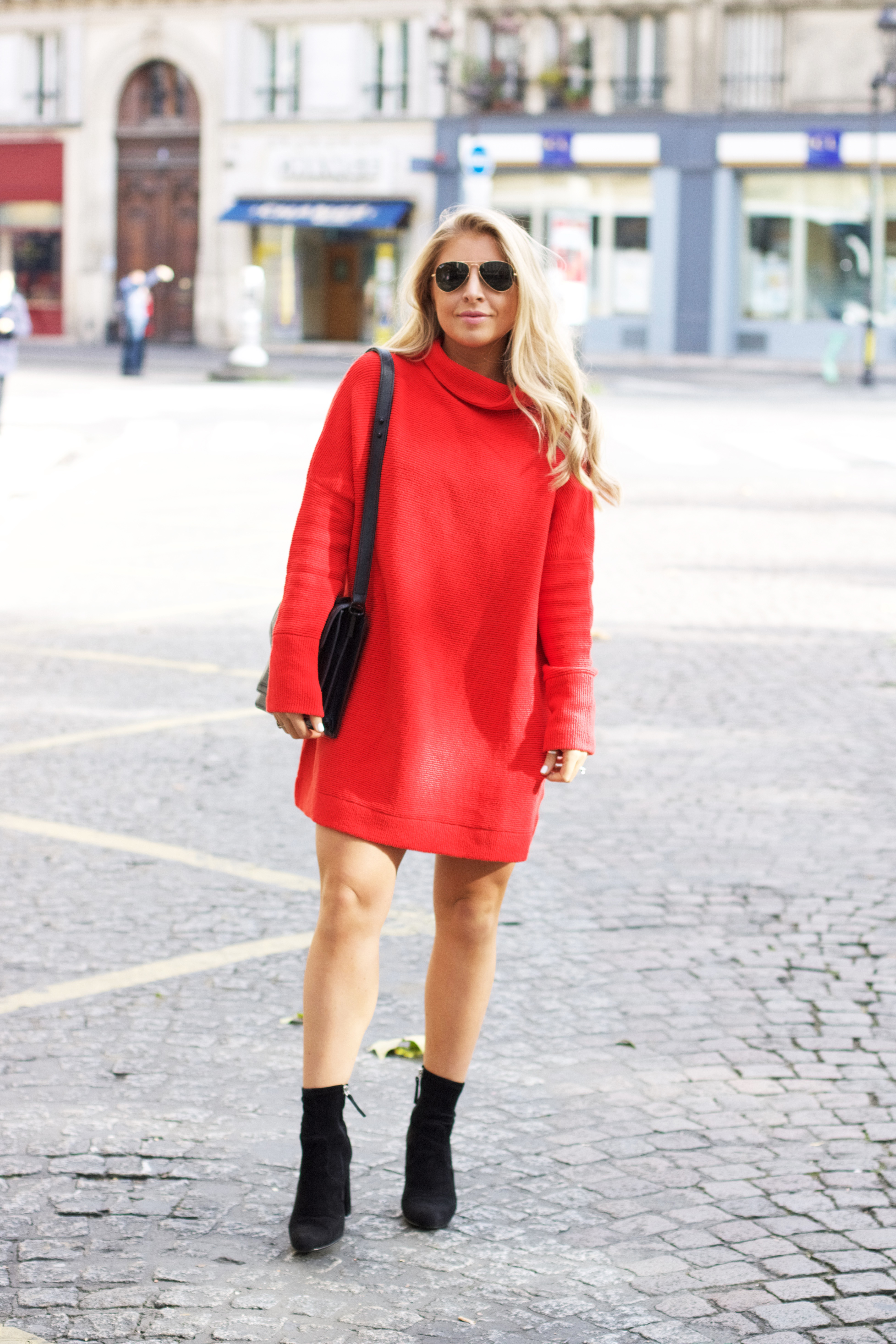 Red Free People Sweater Dress 2 LifetoLauren