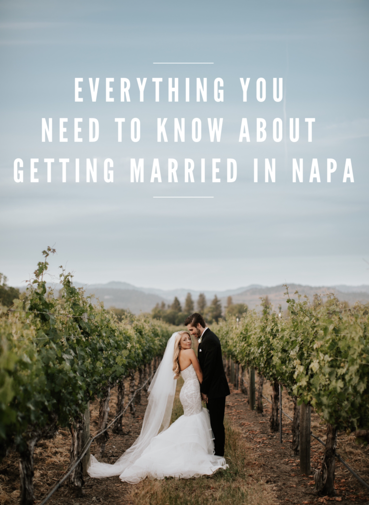 Tips on getting married in Napa