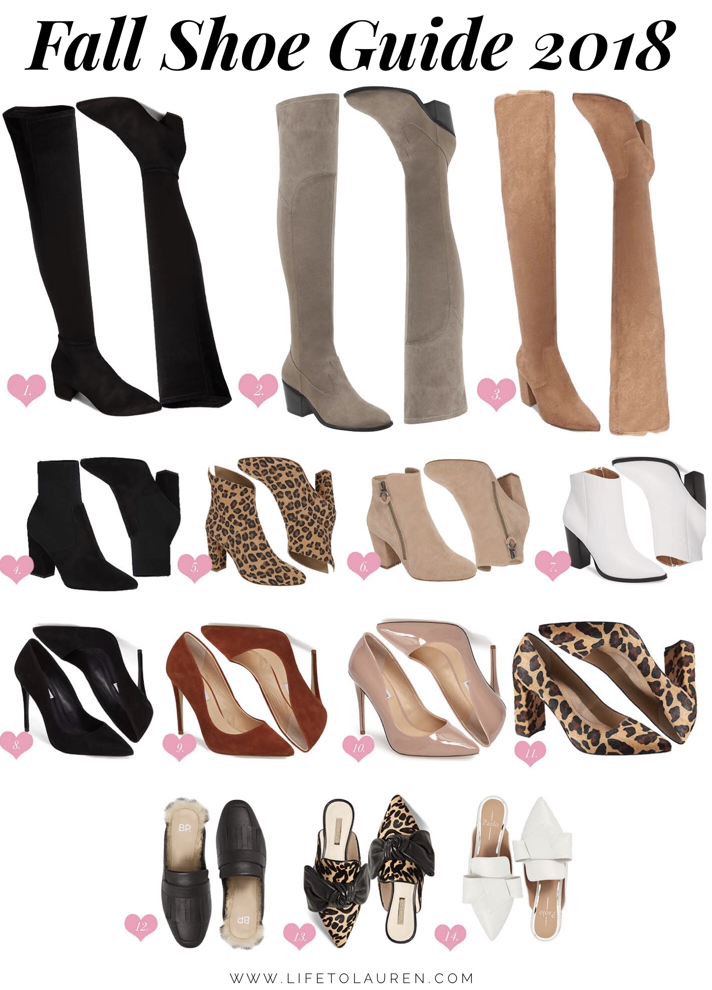 Fall Shoe Guide LifetoLauren