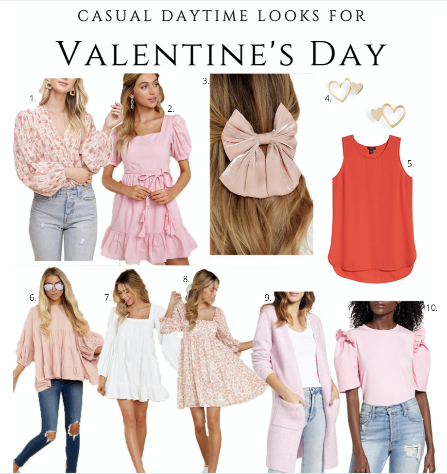 Casual Valentine's Day Outfits - StyleDahlia Outfits