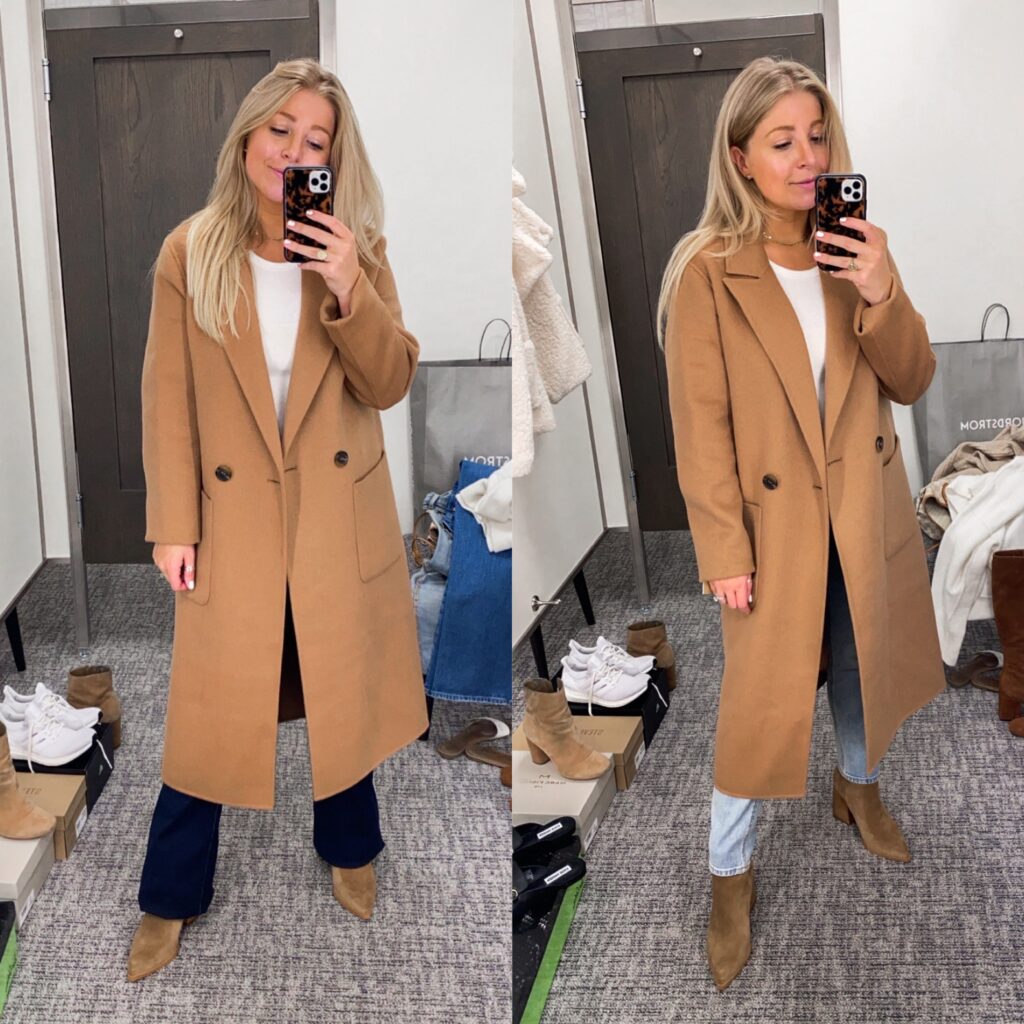 Halogen Wool Camel Coat