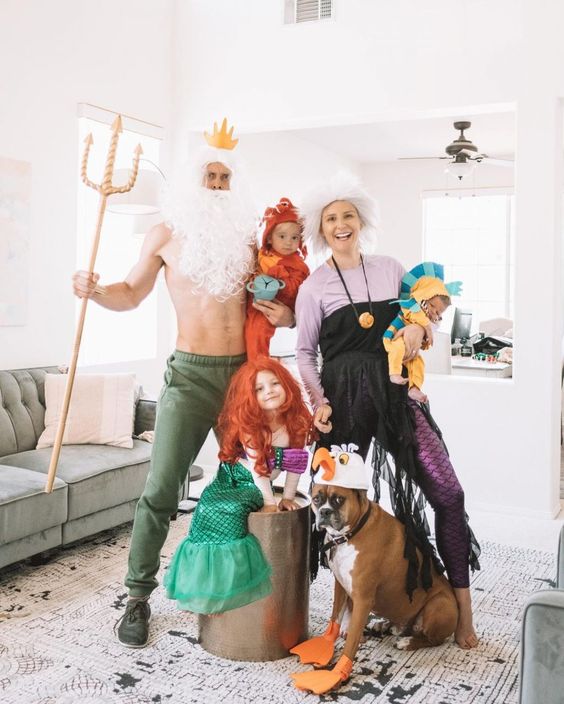 Little Mermaid Family Costume