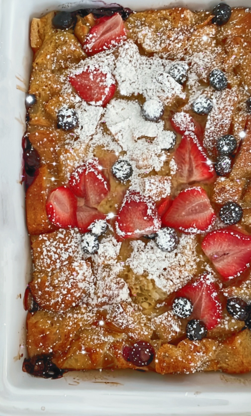Christmas morning french toast casserole